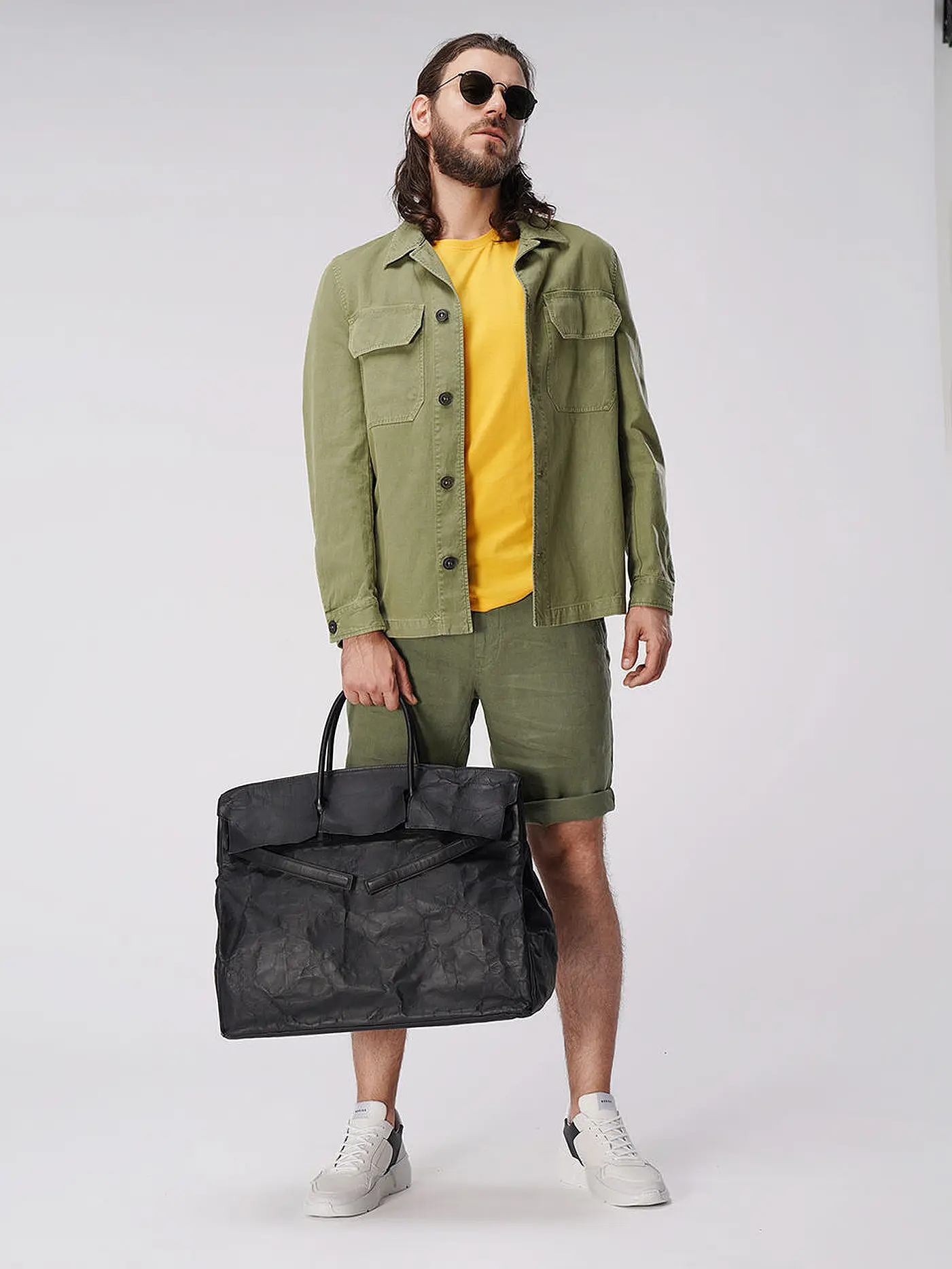 L.B.M.1911 | Overshirt KERNIG | grün